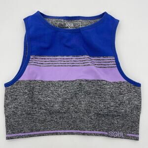 SOUL by Soul Cycle Sports Bra Size M High Neck Long Line